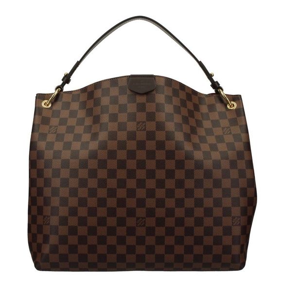 Louis Vuitton Graceful Mm Damier Ebene Canvas Shoulder Bag - Picture 1 of 6